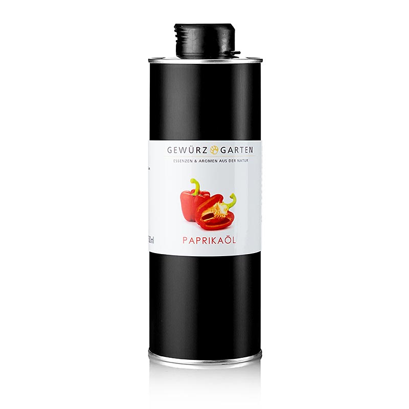 Huile de paprika Gewürzgarten à base d`huile de colza - 500ml - bouteille en aluminium