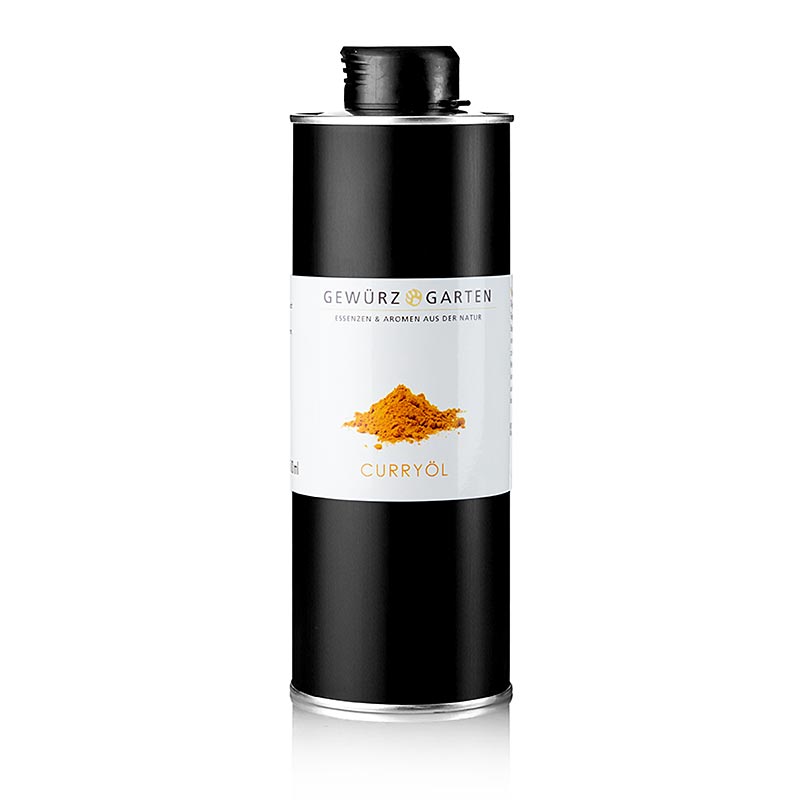 Huile de curry Gewürzgarten à base d`huile de colza - 500ml - bouteille en aluminium