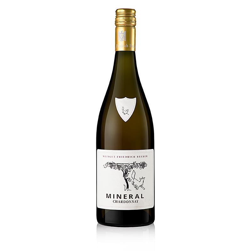 2018 Chardonnay Mineral, tør, 13,5% vol., Friedrich Becker - 750 ml - Flaske