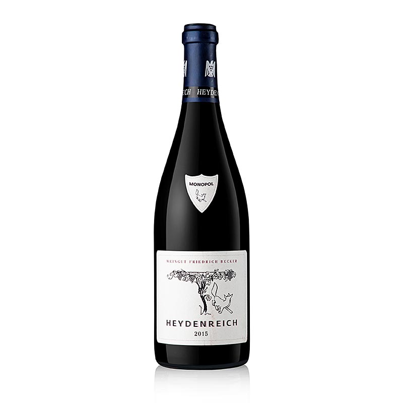 2015 Heydenreich Pinot Noir Fantastisk beliggenhed, tør, 13,5% vol., Friedrich Becker - 750 ml - Flaske