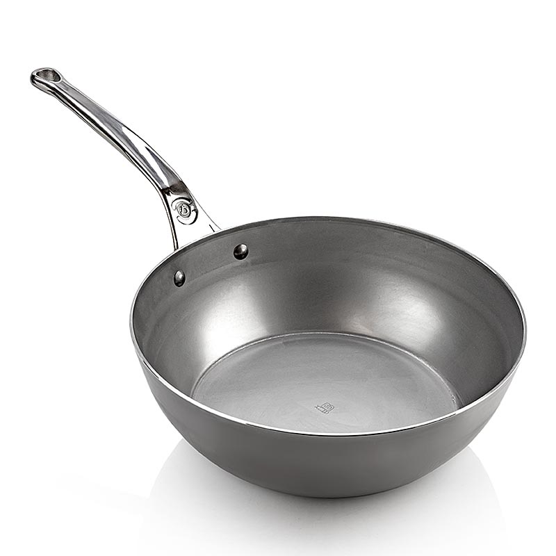 deBUYER Mineral B Element Pro Sauteuse, Gussedelstahl, 28cm (5684.28) - 1 Stück - Tüte