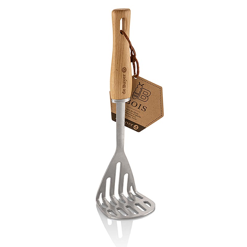 deBUYER B Bois potato masher, stainless steel/wood (2701.03) - 1 pc - Bag