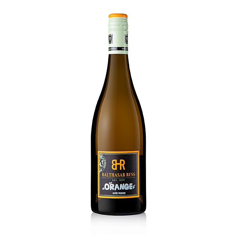 Orangewein Pinot Blanc, trocken, 12% vol., B. Ress - 750 ml - Flasche
