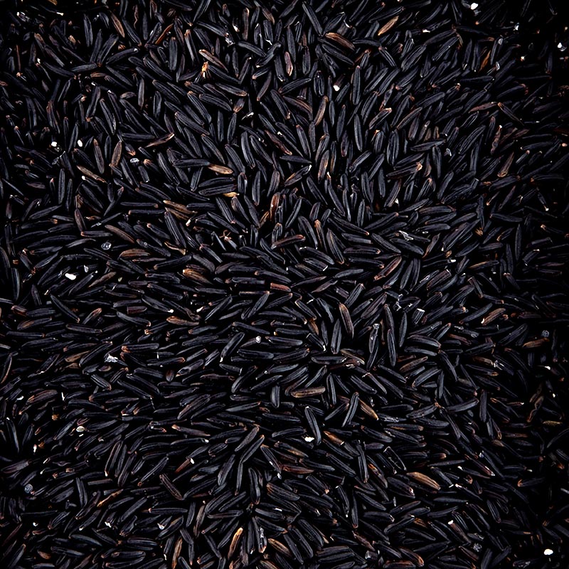 Schwarzer Reis, Langkorn, aus dem Piemont - 1 kg - Vakuum