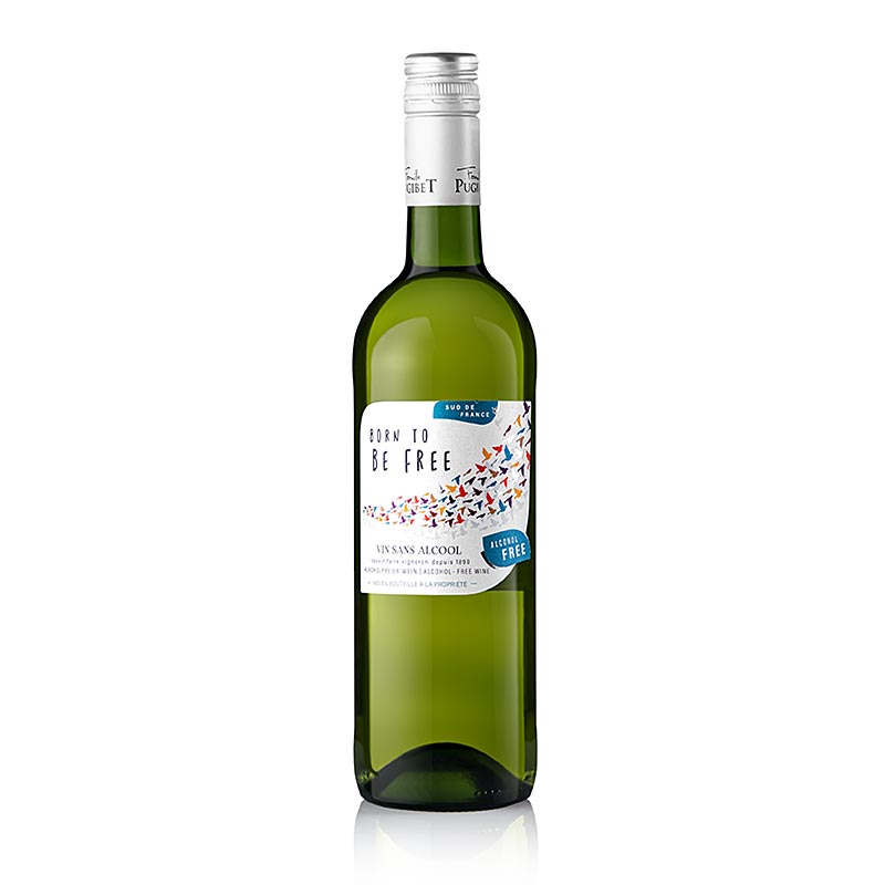 Born to be Free Alkoholfreier Weißwein, La Colombette - 750 ml - Flasche