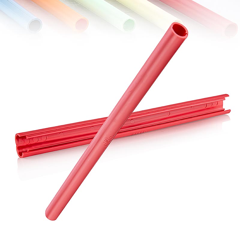 ClickStraw - reusable drinking straw, rose - 10 pcs - box