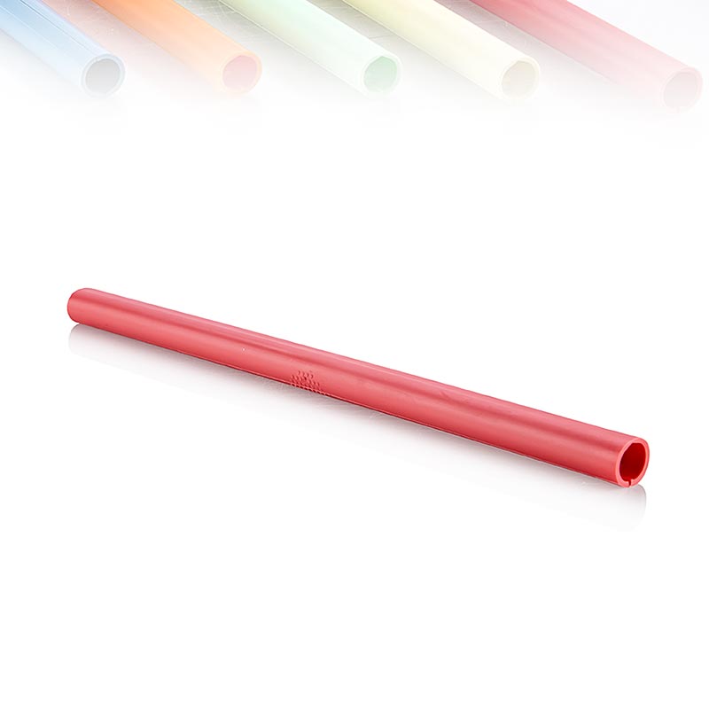 ClickStraw - reusable drinking straw, rose - 10 pcs - box