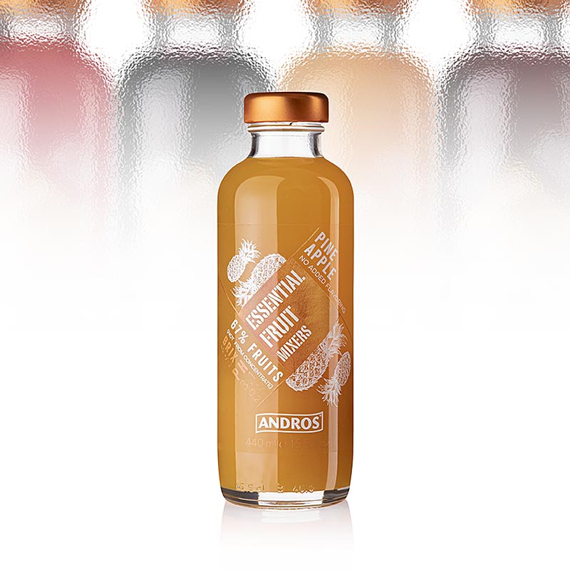 Essential Fruit Mixer - Ananas (Bar-Fruchtzubereitung), Andros - 440 ml - Flasche