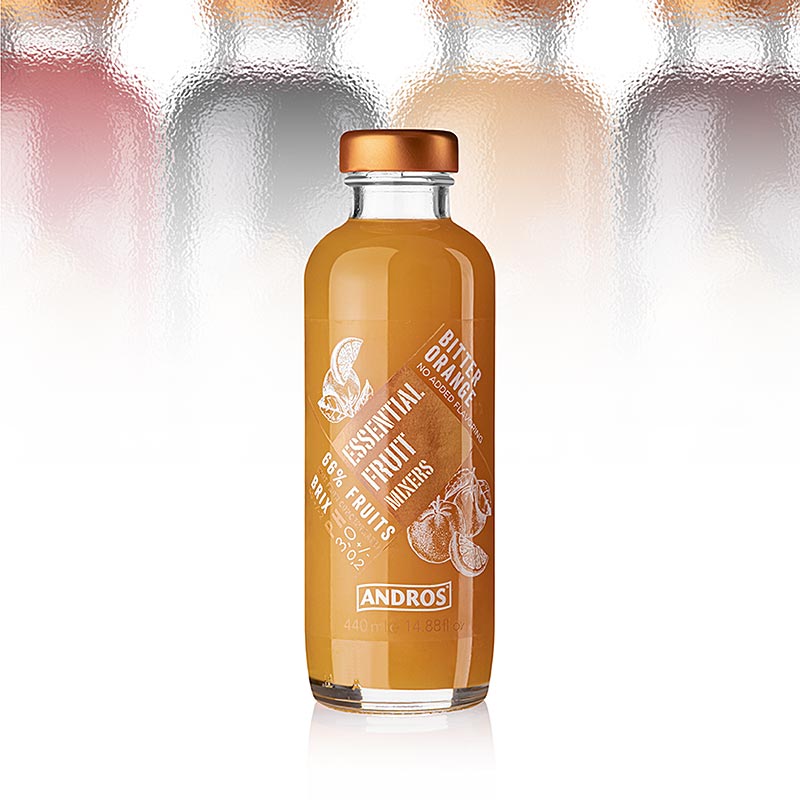 Essential Fruit Mixer - Bitter Orange (Bar-Fruchtzubereitung), Andros - 440 ml - Flasche