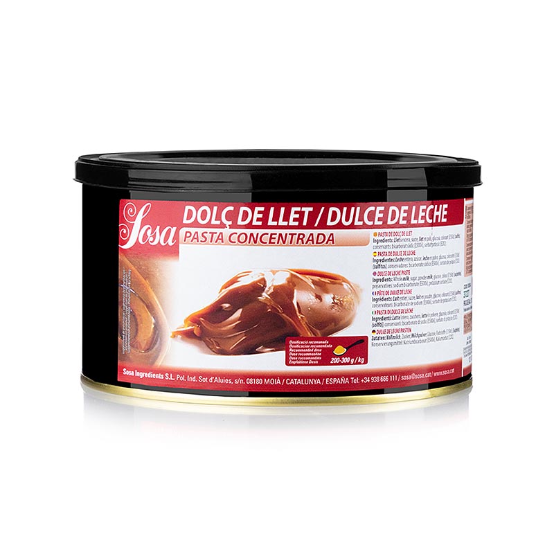 SOSA Paste - Dulce de leche (milk caramel) - 1.5 kg - can