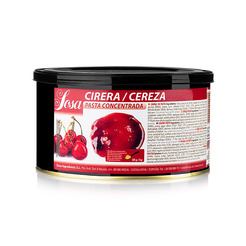 Pâte Sosa - Cerise - 1,5 kg - Pe-dose