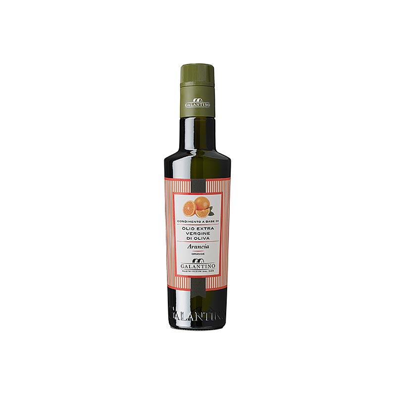 Huile d`Olive Extra Vierge, Galantino à l`Orange - Aranciolio - 250 ml - bouteille