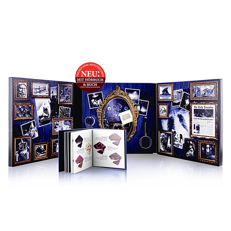 Calendrier de l`Avent Noel Criminel 5 - et livre, avec alcool, Peters - 255 g - boite