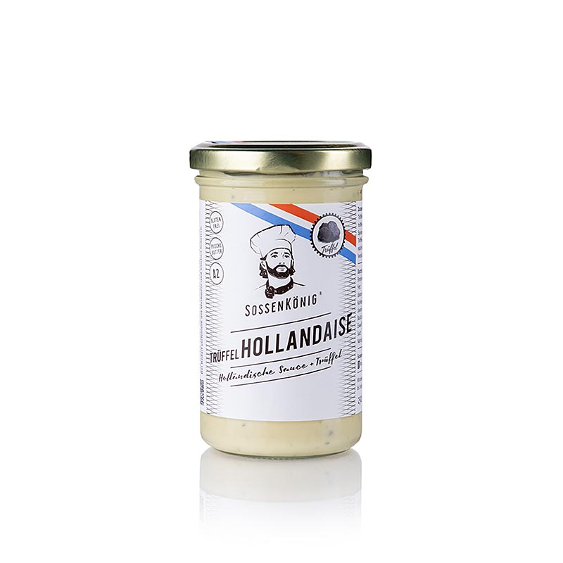 Sauce king - sauce hollandaise à la truffe, sauce prête à cuire - 250ml - Verre