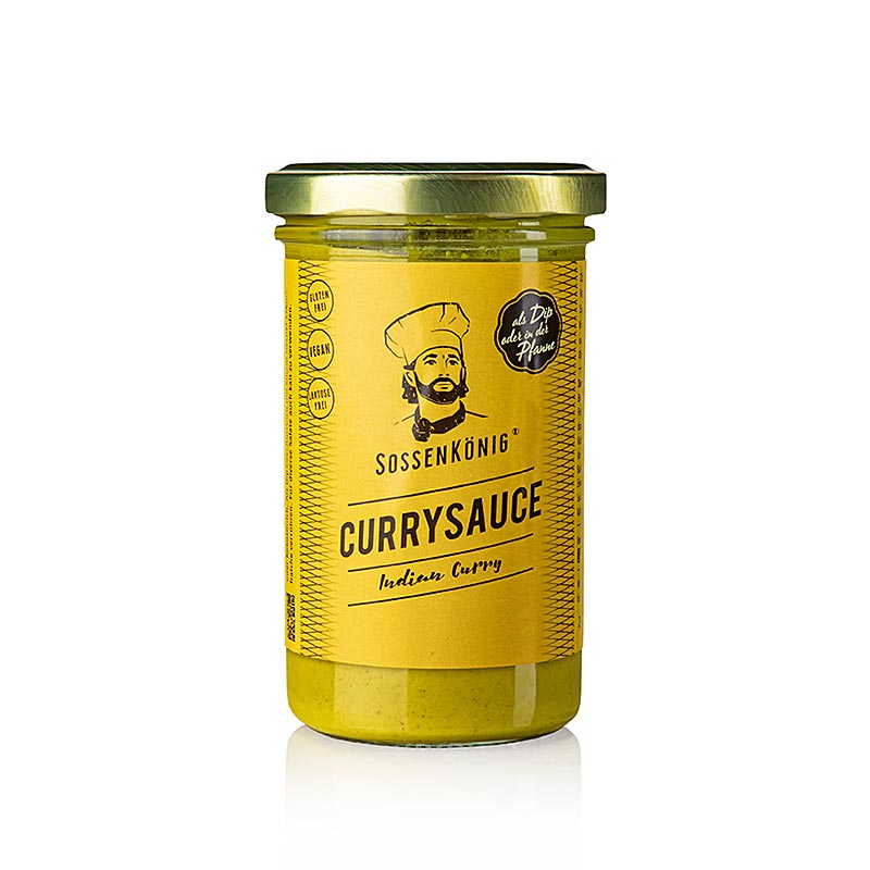 Sossenkönig - Indian Curry, küchenfertige Sauce - 250 ml - Glas