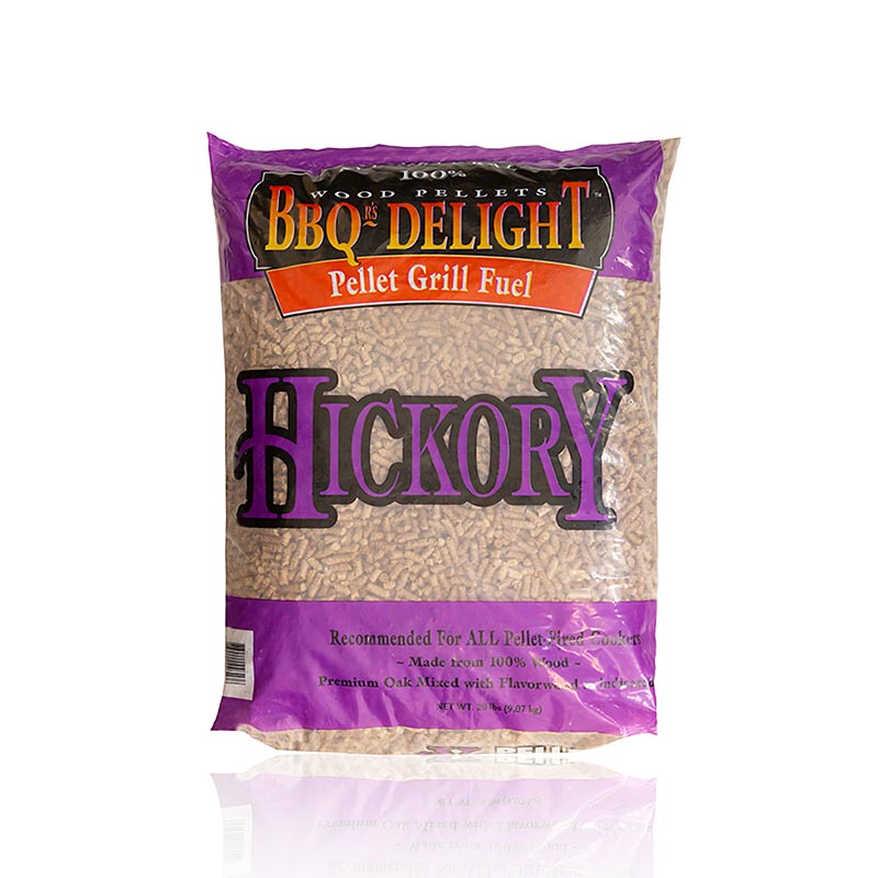 Grill BBQ Hickory træ ryger piller - 9,07 kg - taske