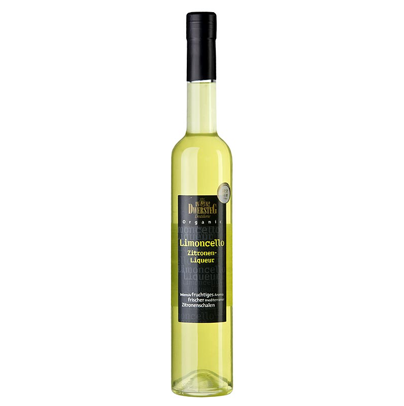 Dwersteg Organic Limoncello, Zitronen-Likör, 33% vol., BIO - 500 ml - Flasche