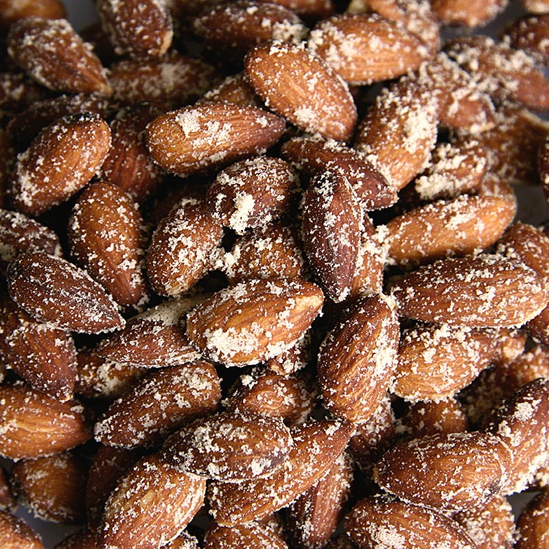 Smoked Hickory Almonds, salted - 1 kg - bag