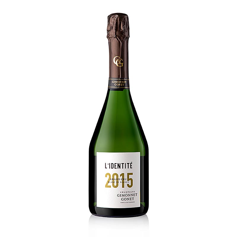 Champagner Gimonnet Gonet 2015er Identite Blanc de Blanc Grand Cru, extra brut, 12% vol. - 750 ml - Flasche Champagner Gimonnet Gonet 2015er Identite Blanc de Blanc Grand Cru, extra brut, 12% vol. - 750 ml - Flasche