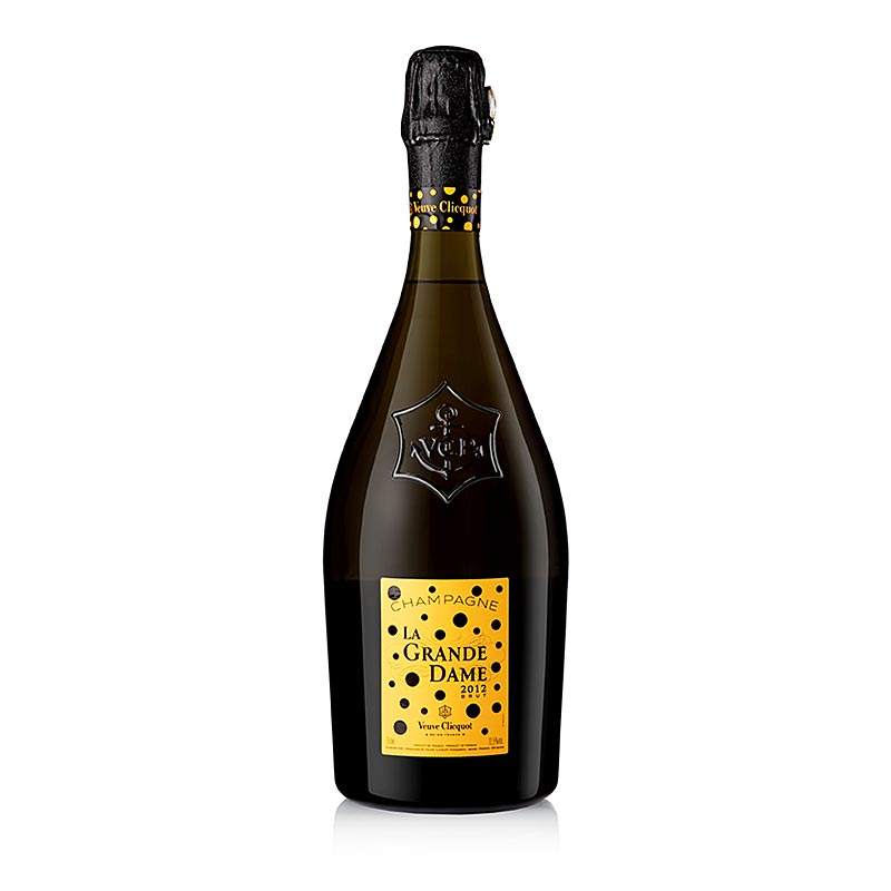 Champagne Veuve Clicquot 2012 La Grande Dame Ed. Yayoi Kusama WIT, brut, 12% vol. - 750ml - Fles