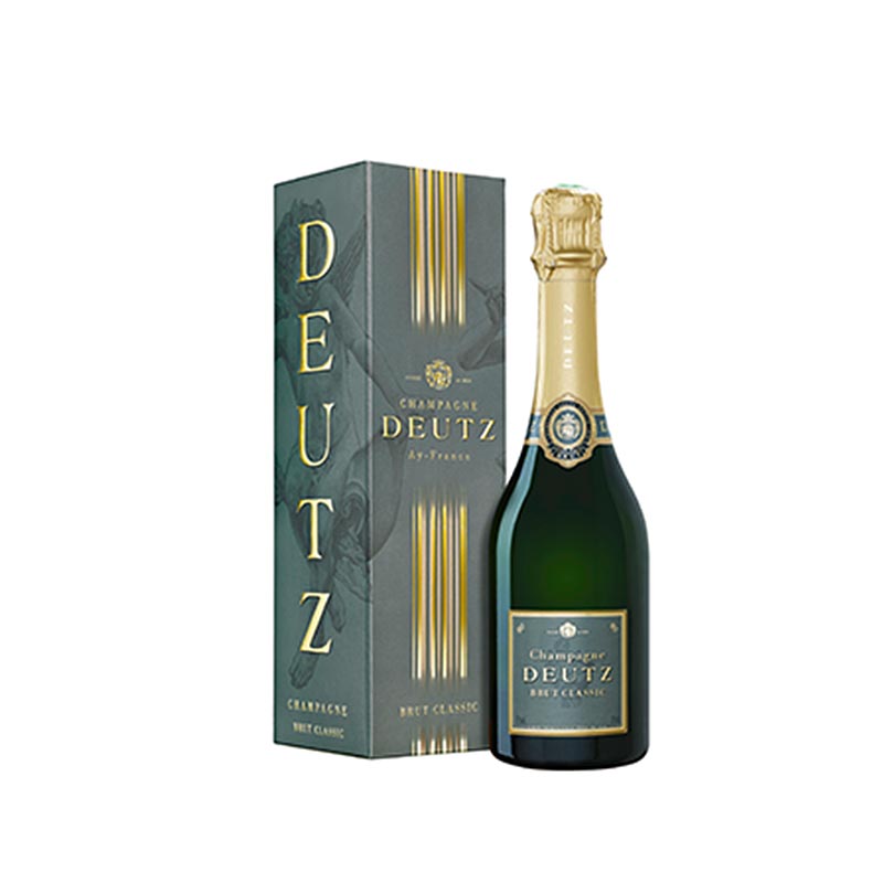 Champagne Deutz Brut Classic, 12% vol., i GP - 375 ml - Flaske