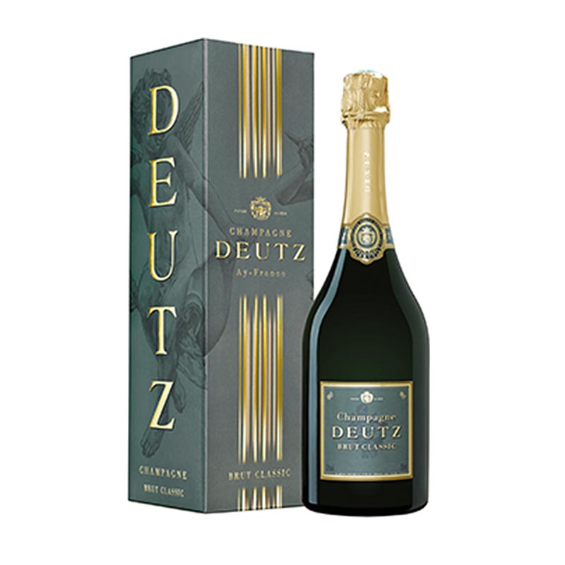 Champagne Deutz Brut Classic, 12% vol., i GP - 750 ml - Flaske