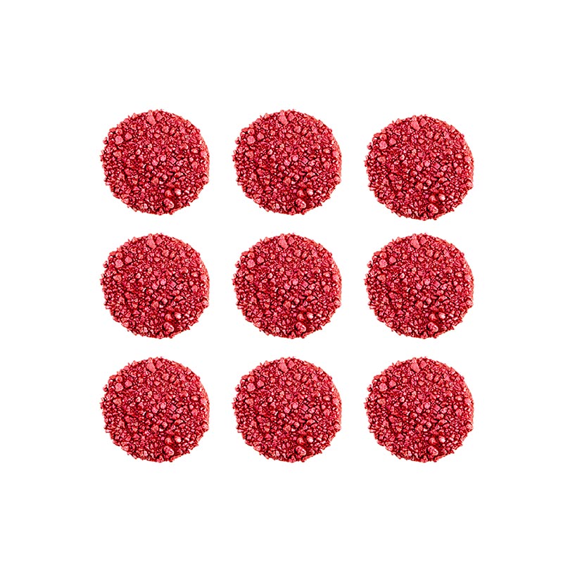Schokoaufleger Crumble Red, Dobla (77736) - 384 g, 486 Stück - Karton