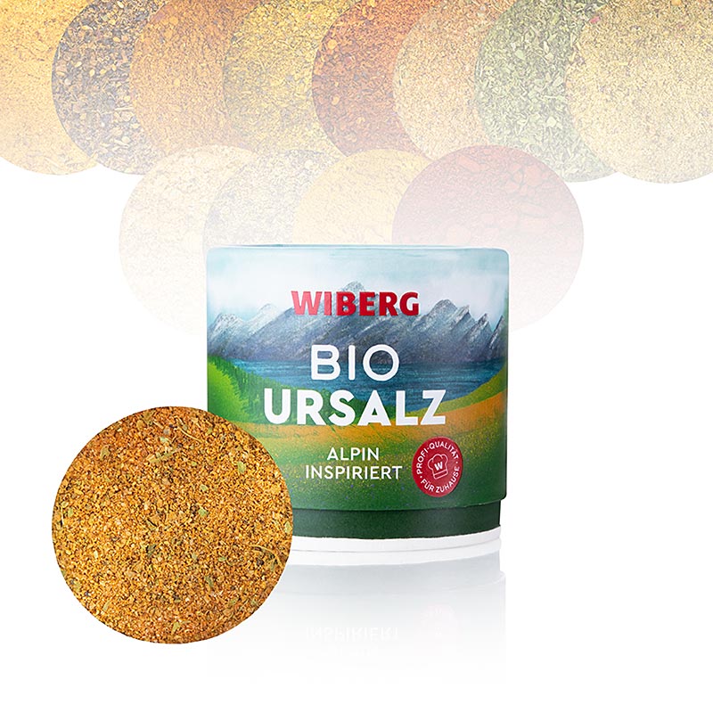 Wiberg Ursalz Alpin, Kräutersalz, BIO - 115 g - Aromabox Wiberg Ursalz Alpin, Kräutersalz, BIO - 115 g - Aromabox