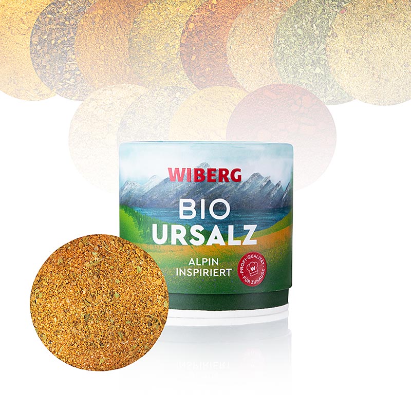 Wiberg Ursalz Alpin, sel aux herbes, bio - 115g - boîte à arômes