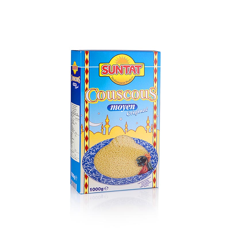 Cous-Cous, medium, Quick - 5 Minuten Zubereitungszeit - 1 kg - Packung