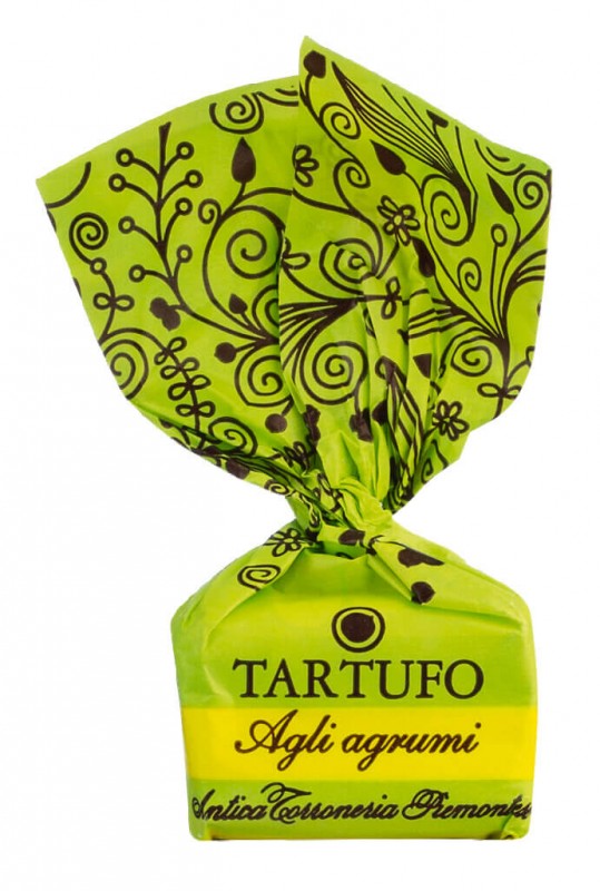 Tartufi dolci agli agrumi, sfusi, white chocolate truffles with citrus fruits, Antica Torroneria Piemontese - 1,000g - kg