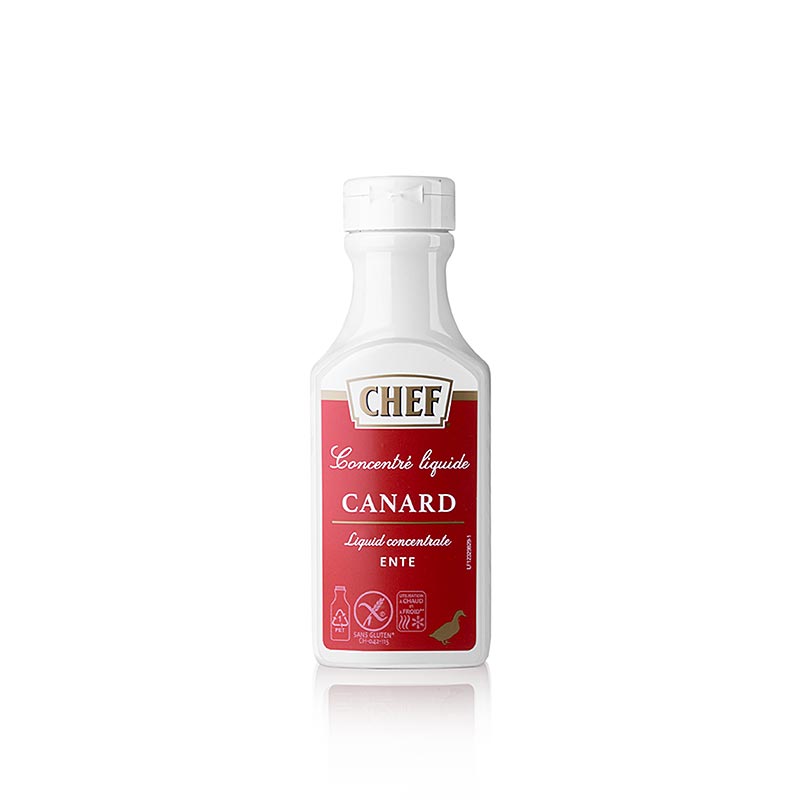 CHEF Premium concentrate - Entenfond, liquid, for approx. 6 liters - 200 ml - Pe-bottle