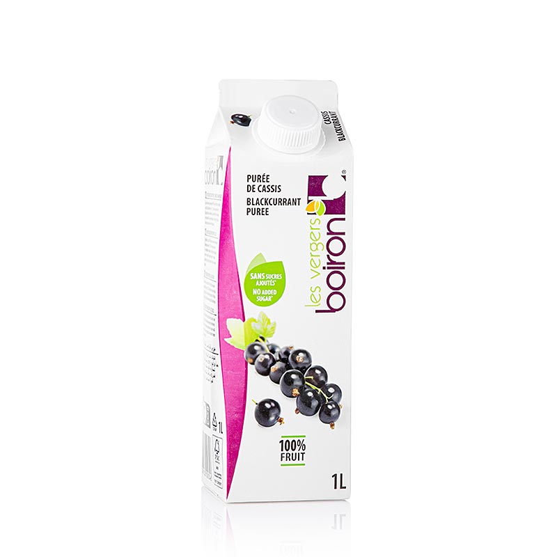 Boiron Schwarze Johannisbeere / Cassis Püree, pasteurisiert - 1 l - Tetra-pack