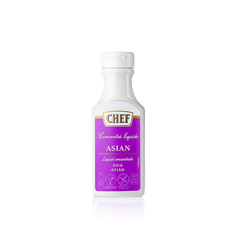 CHEF Premium Koncentrat - Asiafond, flydende, i ca. 6 liter - 190 ml - Pe-flaske