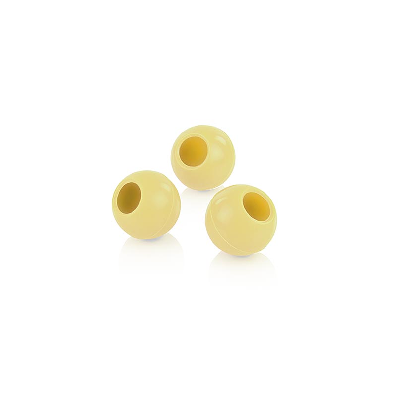 Trüffel-Hohlkugel Weiß, 24mm Ø, 504 Stück, CHW-TS-19952E0-999, Mona Lisa - 1,36 kg, 504 Stück - Karton