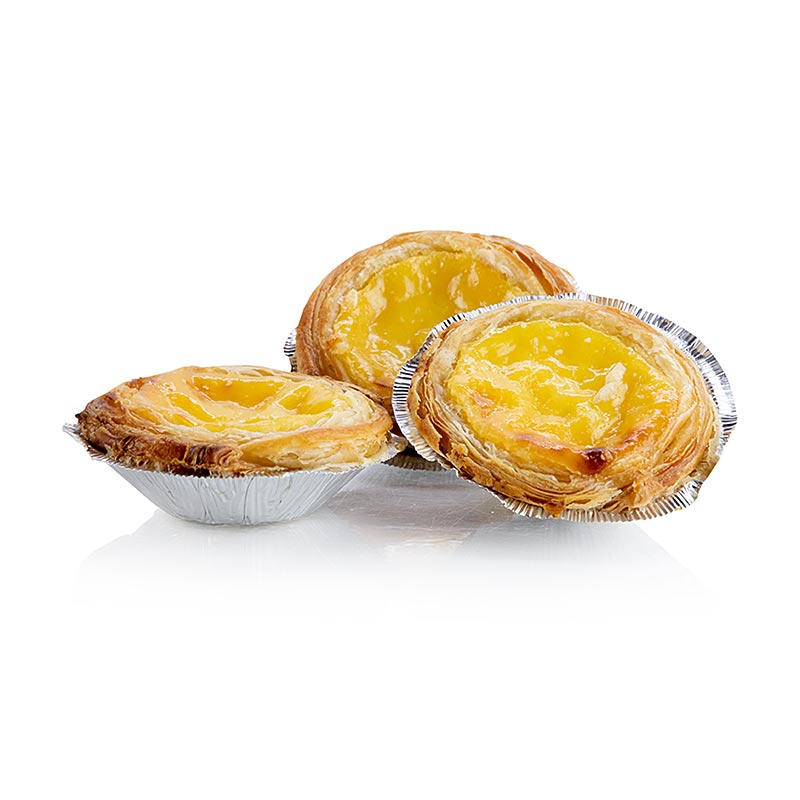 Pastel / Pasteis de Nata, ready to bake - 3.6 kg, 60 pcs - Cardboard