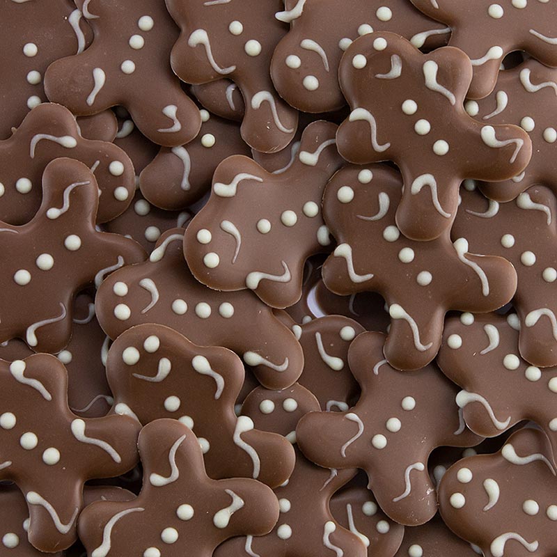 Chocolate topper Gingerbread couple, Dobla (77214) - 280 g, 200 pcs - Cardboard