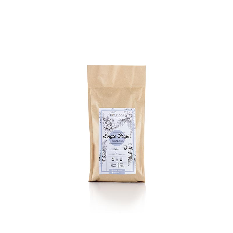 Single Origin Coffee - Indonesia, Whole Bean - 250 g - bag