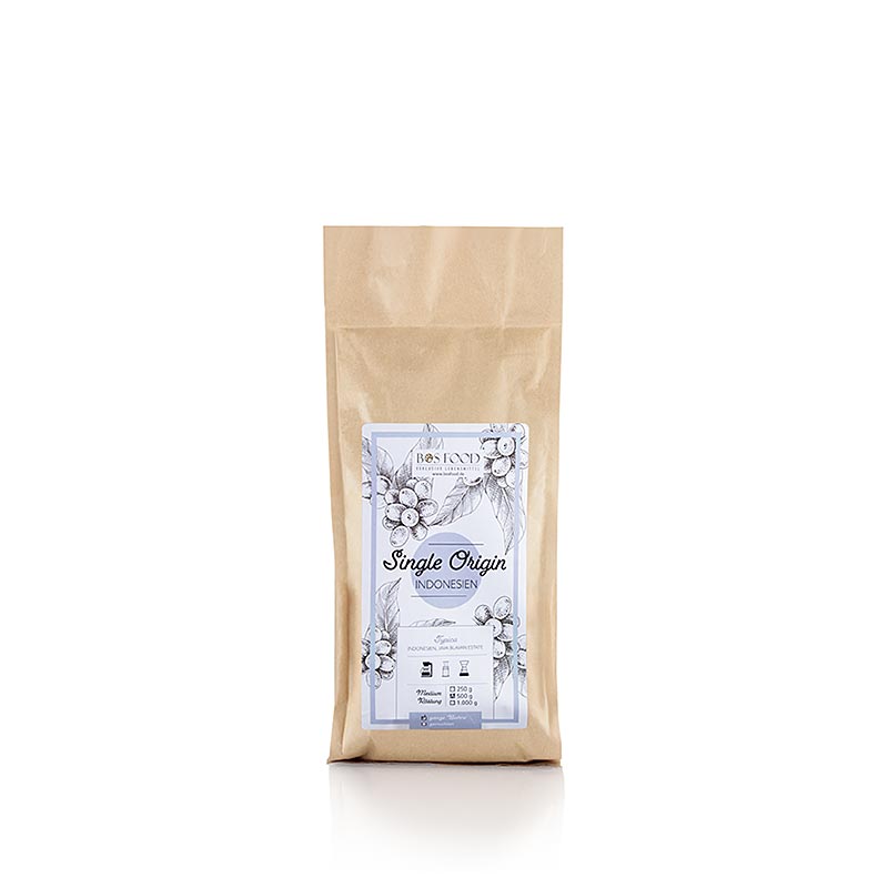 Single Origin Coffee - Indonesia, Whole Bean - 500g - bag