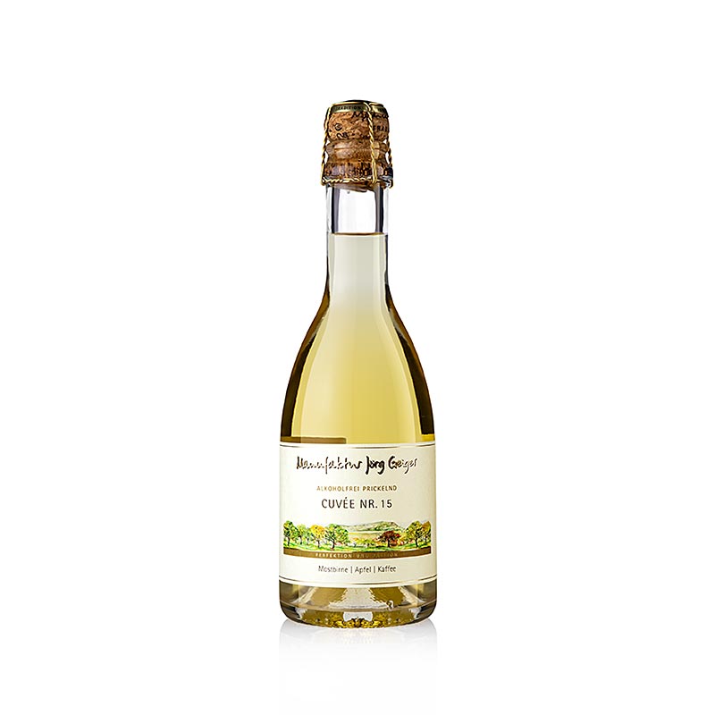 Jörg Geiger Alkoholfrei Prickelnd Cuvee 15 - 375 ml - Flasche