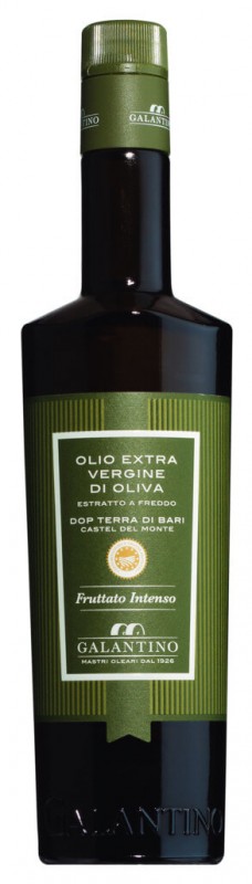 Huile d`olive extra vierge Terra di Bari DOP, huile d`olive extra vierge Terra di Bari DOP, Galantino - 500 ml - bouteille