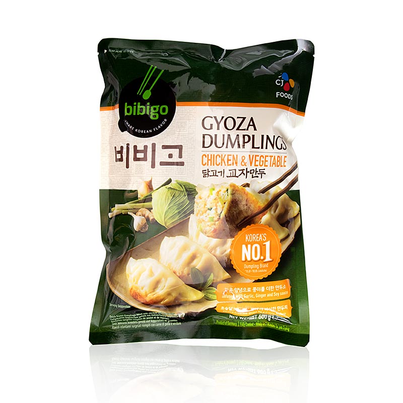Wonton - Dumpling Poulet Gyoza et Légumes (Dim Sum), Bibigo - 600g - sac