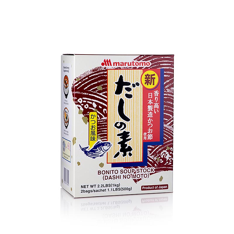 Bouillon de soupe de poisson Dashi no moto, Marumoto - 1 kg - Papier carton