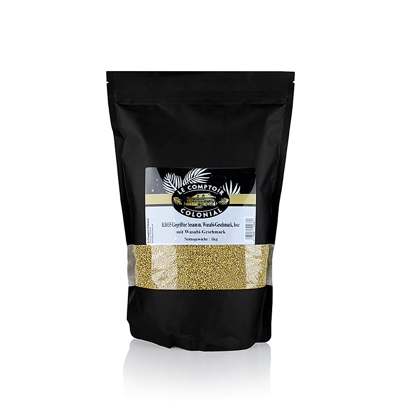 Sesame, roasted, with wasabi flavor - 1 kg - bag