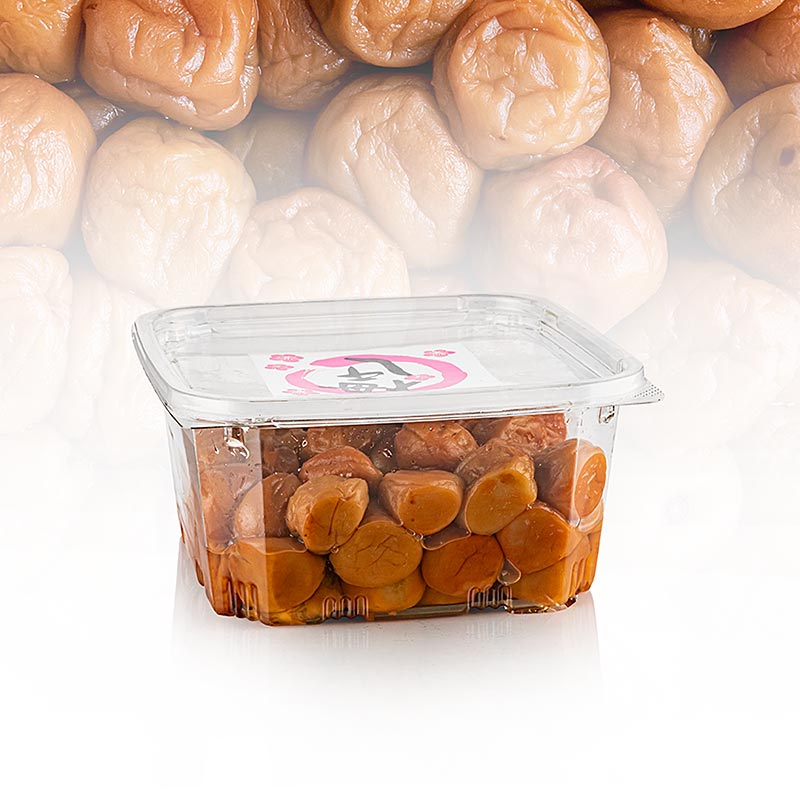 Japanische Pflaumen (Umeboshi Asada Tokusen Tenpi), gesalzen - 1 kg - Glas