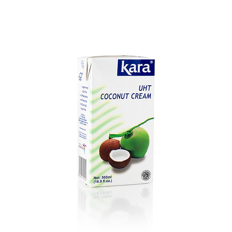 Coconut cream, 24% fat, Kara - 500 ml - Tetra Pack