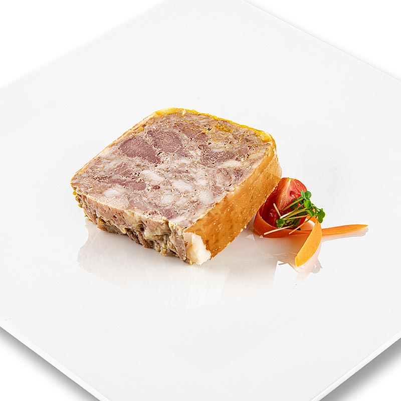 Terrine de viande de canard, aux oranges, rougie - 1 kg - Peler