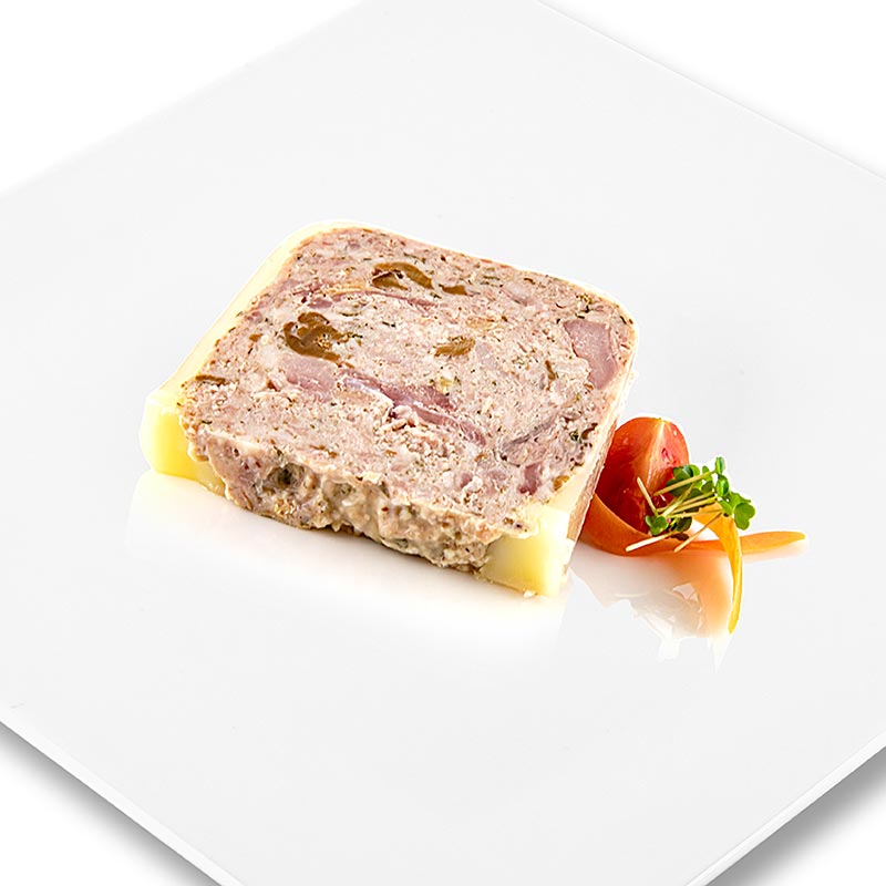 Terrine von Fasanen, mit Pfifferlingen, Rougie - 1 kg - Schale