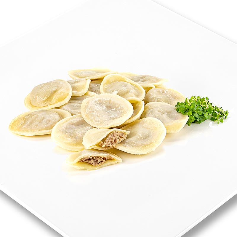 Ravioli met eendenlever, rougie - 1,5 kg, ca - zak Ravioli met eendenlever, rougie - 1,5 kg, ca - zak