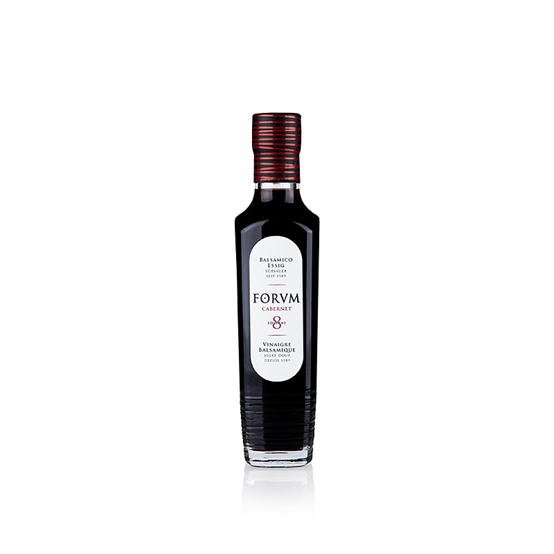 Vinaigre de Cabernet Sauvignon, vieilli en fûts de bois, FORVM - 250 ml - bouteille